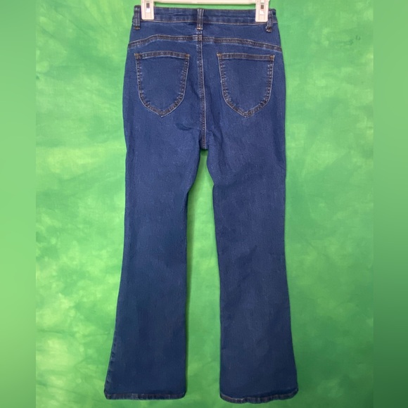 ModCloth denim bell bottoms, size 6R. Excellent condition - Picture 2 of 3